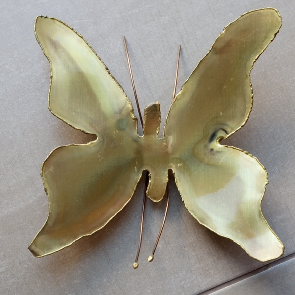 Gold Butterfly Wall Decor - Picture 1 of 9